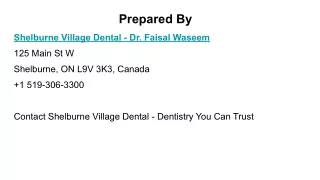 Shelburne Village Dental