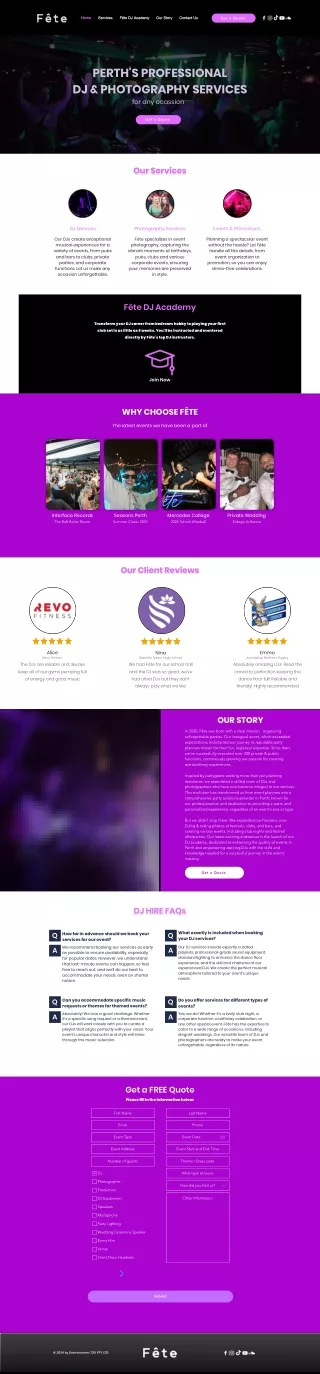 Professional DJ Academy Perth