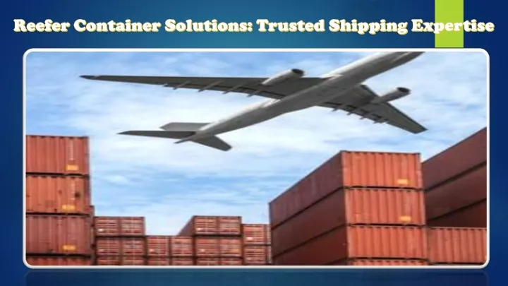 reefer container solutions trusted shipping