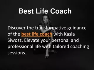 Best Life Coach