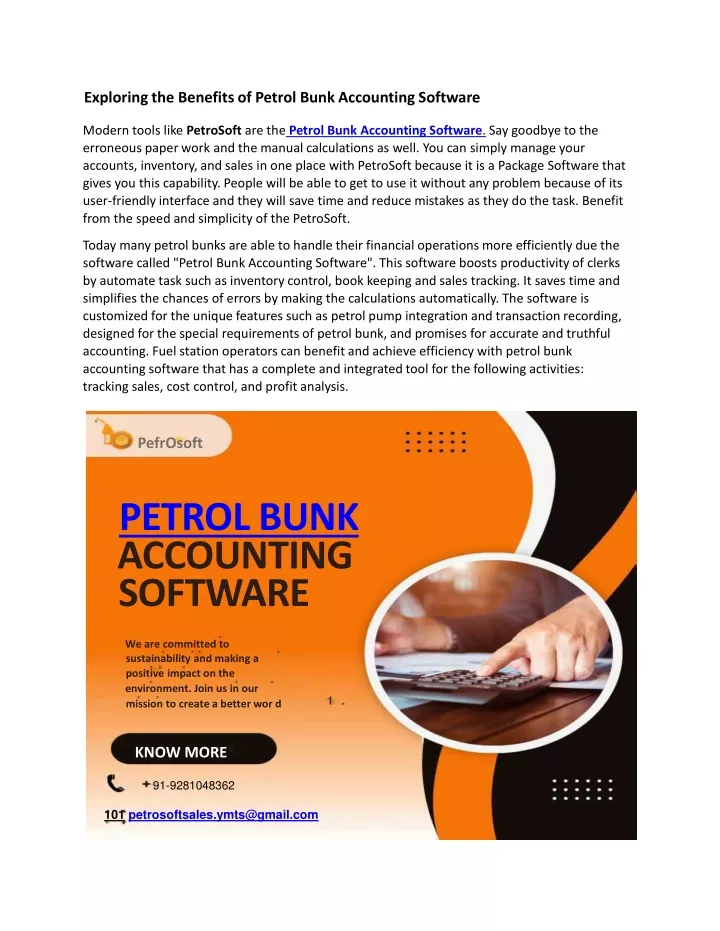 exploring the benefits of petrol bunk accounting