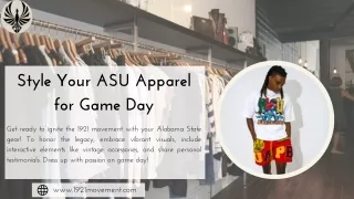 Stylish Alabama State University Apparel - 1921 Movement