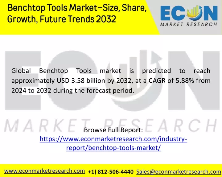 benchtop tools market size share growth future