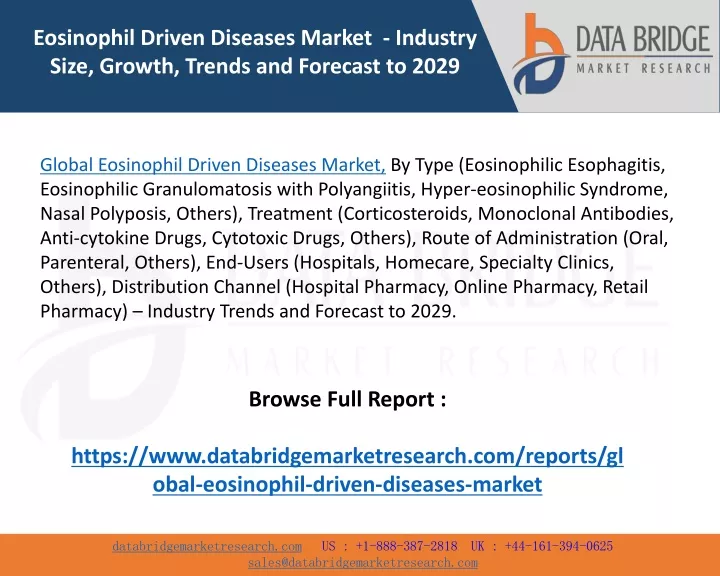 eosinophil driven diseases market industry size