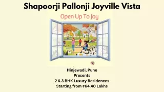 Shapoorji Pallonji Joyville Vista Hinjewadi Pune
