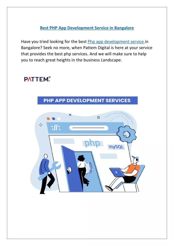 best php app development service in bangalore