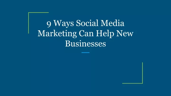 9 ways social media marketing can help