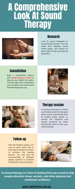 A Comprehensive Look At Sound Therapy