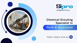Chemical Grouting Specialist in Perth & Spearwood