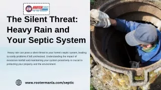 The Silent Threat Heavy Rain and Your Septic System