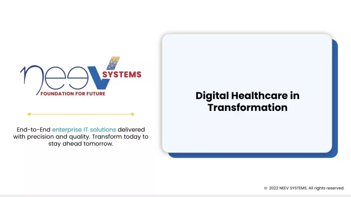 digital healthcare in transformation