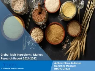 Malt Ingredients Market Size, Share, Trends, Growth, And Forecast 2024-2032