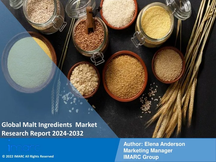 global malt ingredients market research report