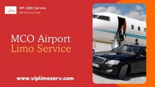 MCO Airport Limo Service: Your Premier Transportation