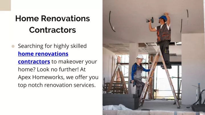 home renovations contractors