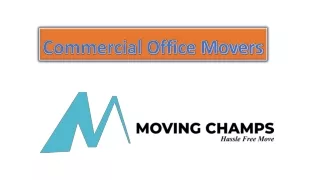 Commercial Office Movers