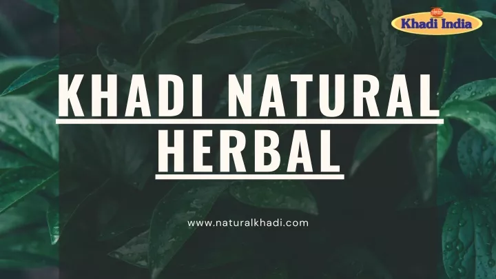 khadi natural herbal