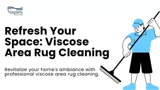 Refresh Your Space Viscose Area Rug Cleaning