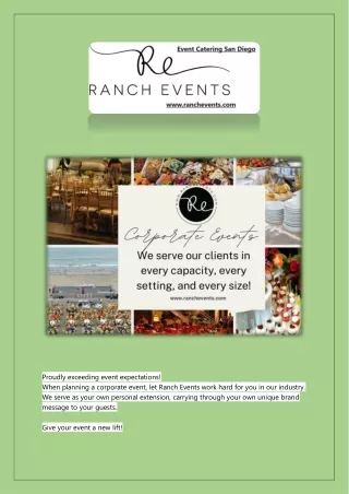 Best Event Planner at San Diego - Catering ,Wedding Catering