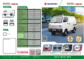 Suzuki Super Carry Van: Tiện ích Linh hoạt cho Việt Nam