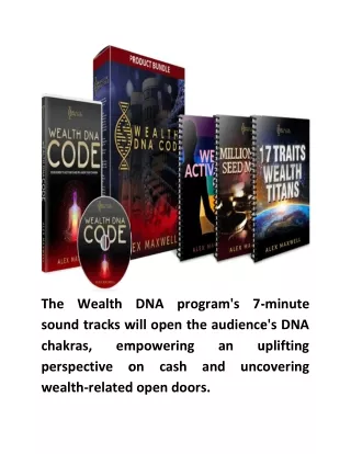Alex Maxwell, Wealth DNA Code™ PDF eBook
