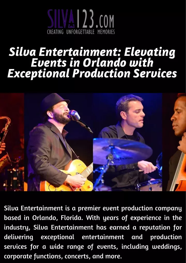 silva entertainment elevating events in orlando