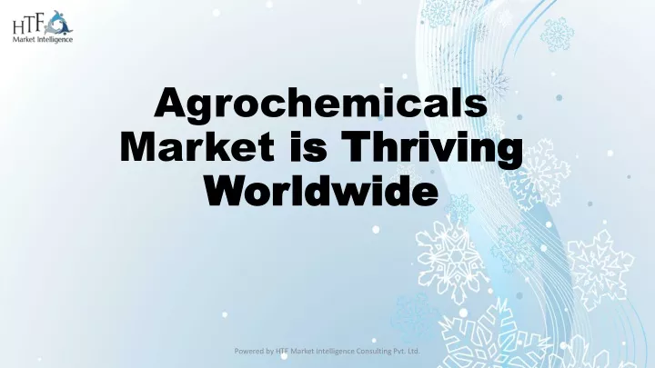 agrochemicals market is thriving worldwide