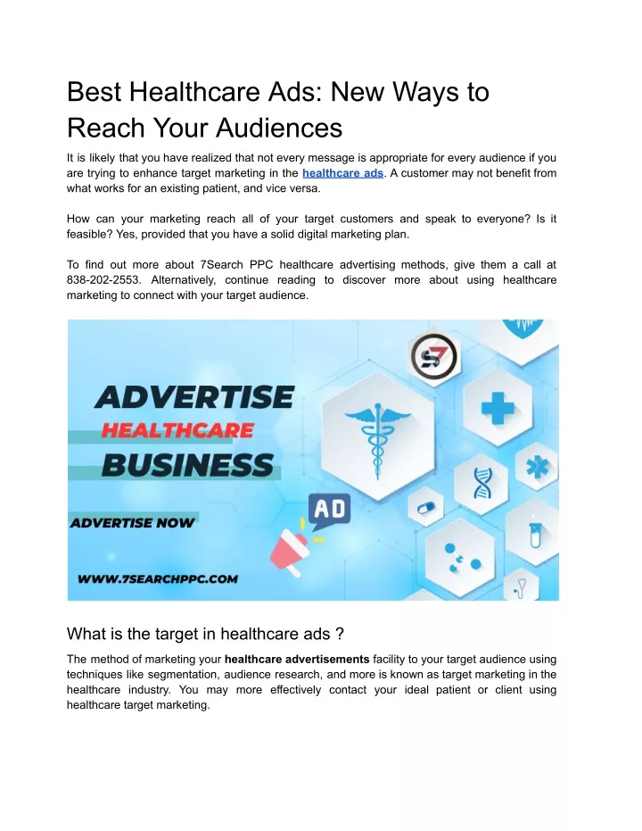 best healthcare ads new ways to reach your