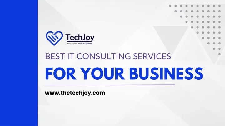 best it consulting services