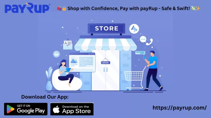 shop with confidence pay with payrup safe swift