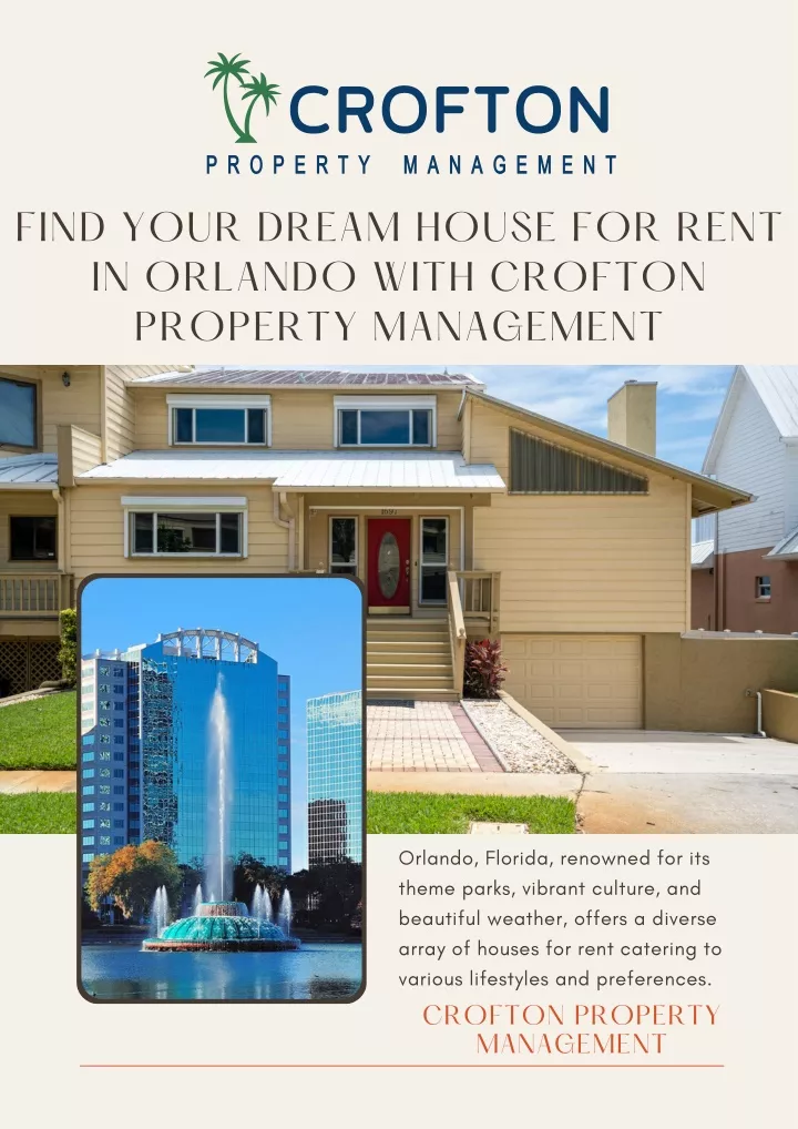 find your dream house for rent in orlando with