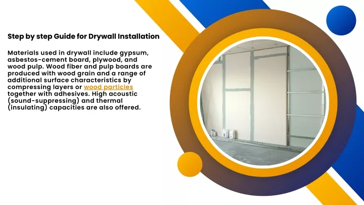 step by step guide for drywall installation