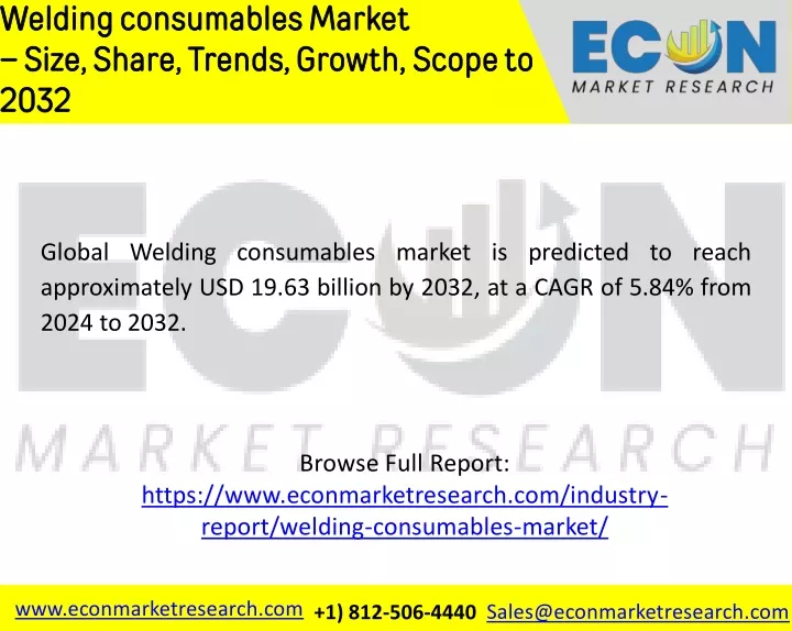 welding consumables market size share trends