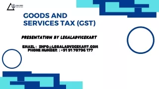 Goods and Services Tax (GST) | Best Gst lawyer in luckbnow | GST registration