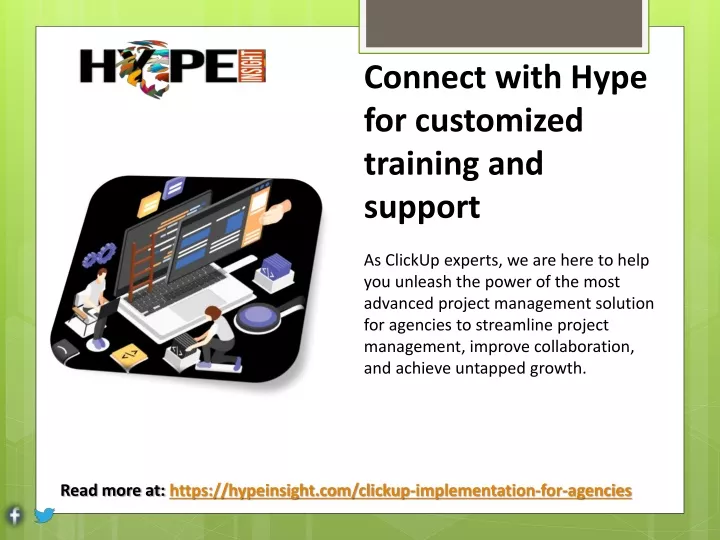 connect with hype for customized training