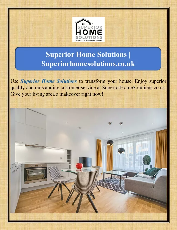 use superior home solutions to transform your