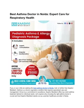 Find Best Ashtama and Allergy Doctor in Faridabad (1)