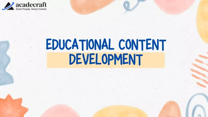 educational content development