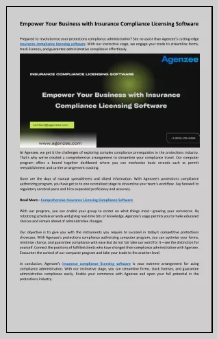 Optimize Your Workflow with insurance compliance licensing software