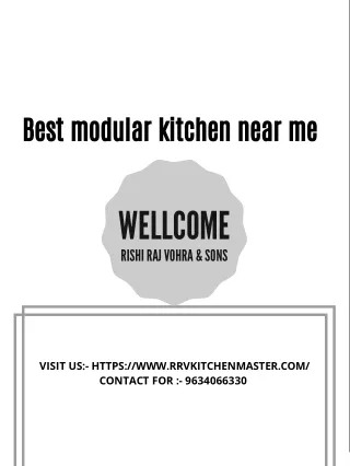 Best Modular Kitchen near Me