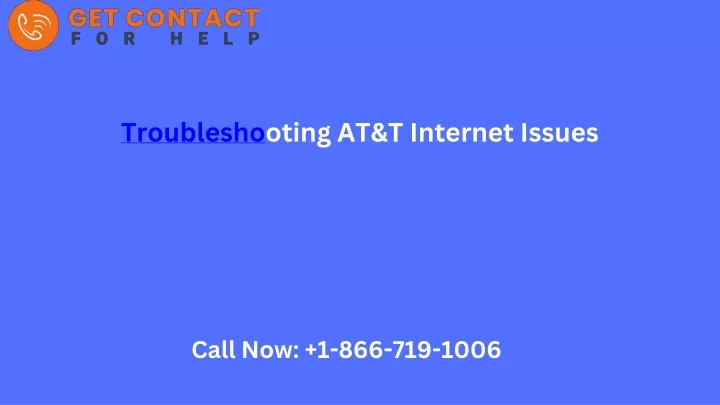 troublesho oting at t internet issues