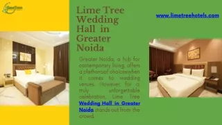 Wedding hall in Greater Noida