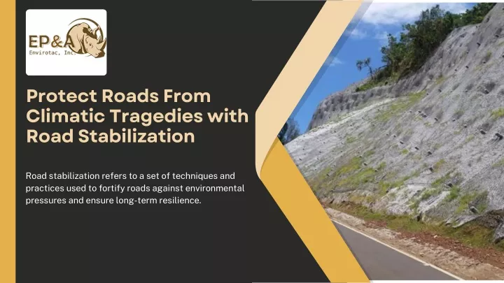 protect roads from climatic tragedies with road