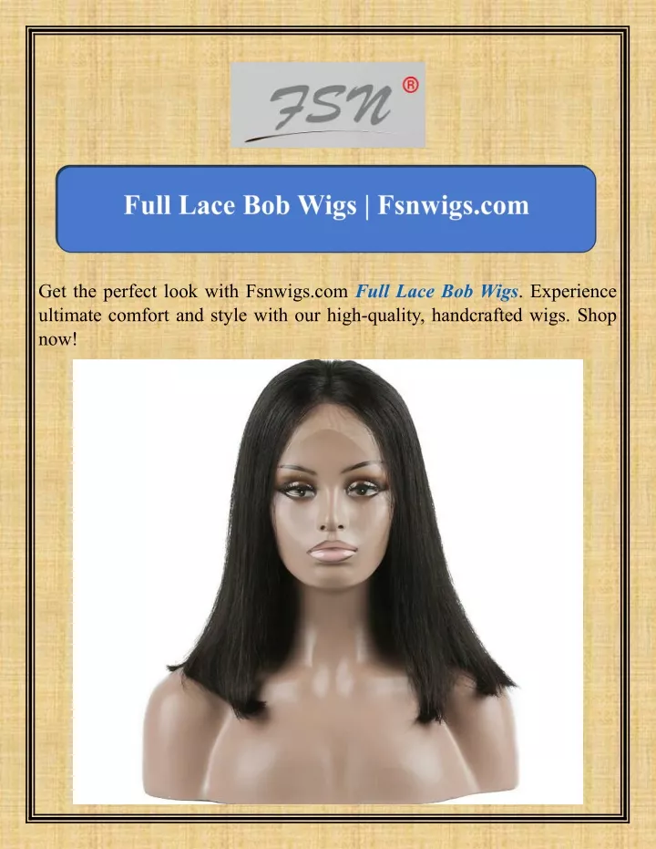 get the perfect look with fsnwigs com full lace