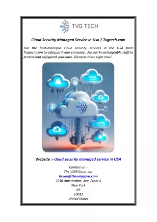 cloud security managed service in usa tvgtech com