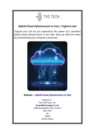 hybrid cloud infrastructure in usa tvgtech com