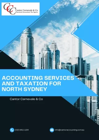 Demystifying Taxes- A Guide to Accounting Services and Taxation for North Sydney