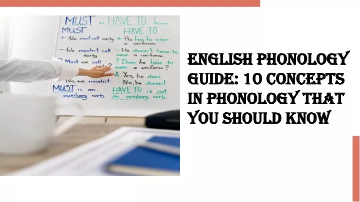 english phonology guide 10 concepts in phonology