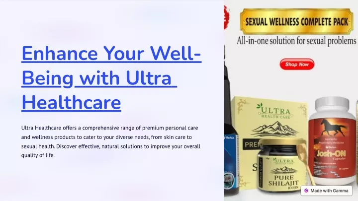 enhance your well being with ultra healthcare