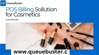 Best Cosmetics POS Billing Software - QueueBuster